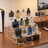 Meteou Acrylic Risers Display Stands, 12'' Perfume Organizer, Clear Riser