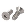 Sourcingmap 1/4-20 x 3/4" 304 Stainless Steel Flat Head Hex