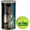 Yonex TB-TPL2 Tennis Balls, Tour Platinum, 2 Balls, 1 Can,