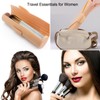 WHHJM Silicone Makeup Brush Holder Organizer, Soft Portable Make Up