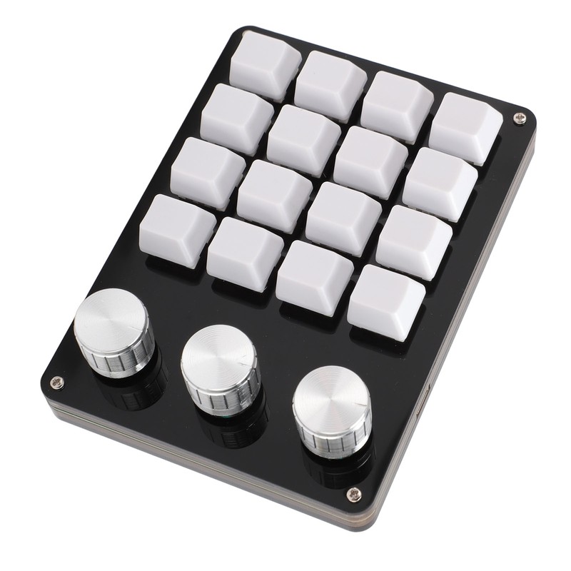 Mini 16 Key Keypad with 3 Knob Custom Programming Hot