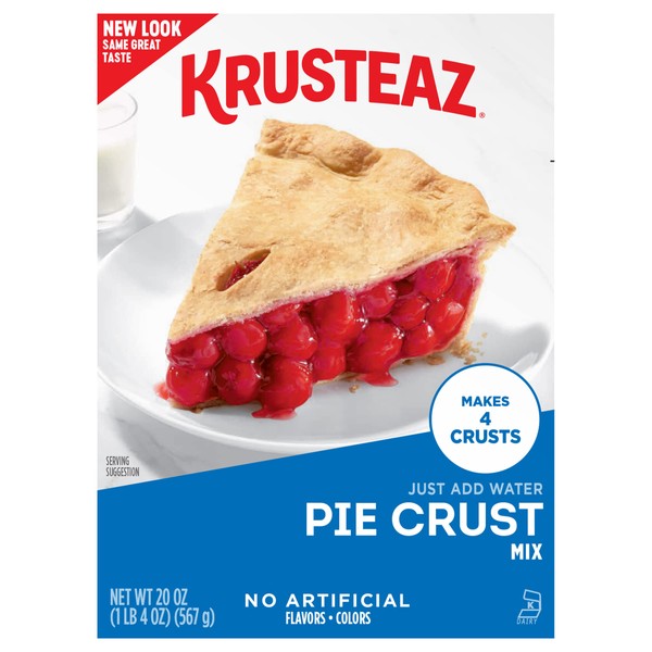 Krusteaz Traditional Light & Flaky Pie Crust Mix, 20 OZ (Pack of 3)