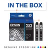 EPSON T252 DURABrite Ultra Ink Standard Capacity Black Dual Cartridge