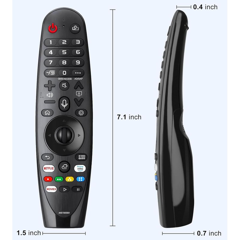 Replacement Remote for LG Smart TV Magic Remote, for LG