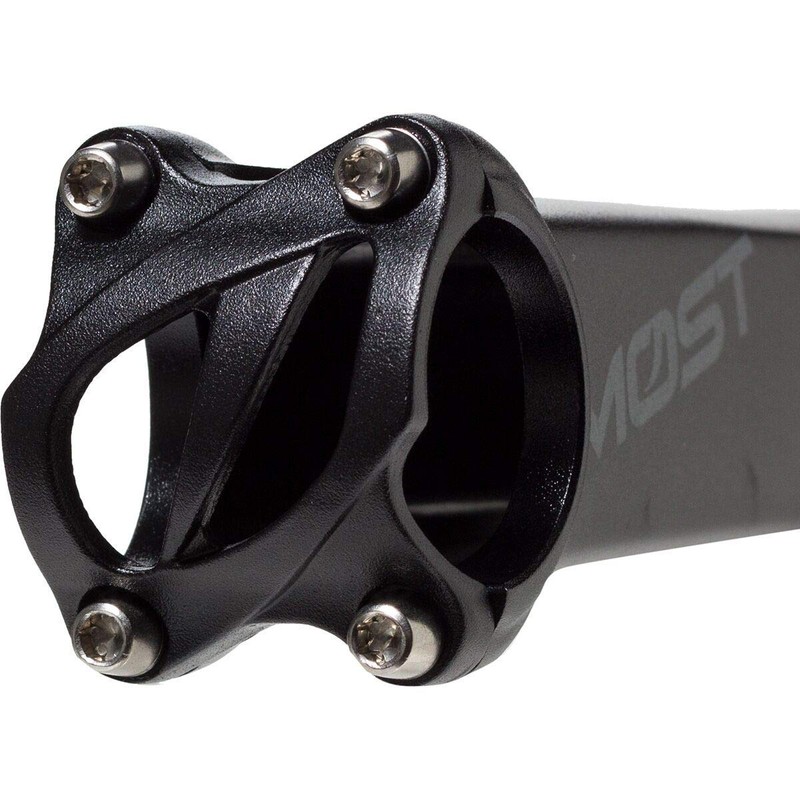 MOST TIGER ALU TiCR Aero Matte Black 31.8mm Stem 90mm
