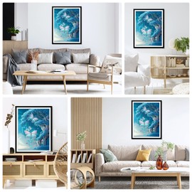 DAERLE Wonderland Landscape Diamond Painting Kits, Tree Diamond Art for Adults Kids Beginners, Butterfly 5D Diamond Painting for Gift Home Wall Decors (30x40cm)