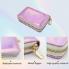 AfitLulu Holographic Credit Card Holder for Women, 11 Card Slots