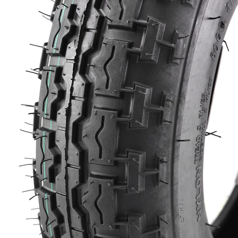 2 Pack Motorcycle Tire+Inner Tubes Dirt Bike Tire 4.00-10 Trail
