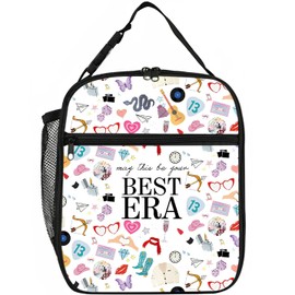 Taylor Inspired May This Be Your Best Era Lunch Bag Lunch Box, Friendship Gift for Teen Girls Kids Daughter, Fans Merch