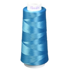 American & Efird AME54.32265 Radiant Turquoise Maxi Lock Stretch Thread, 2000yd, 1 Count (Pack of 1)