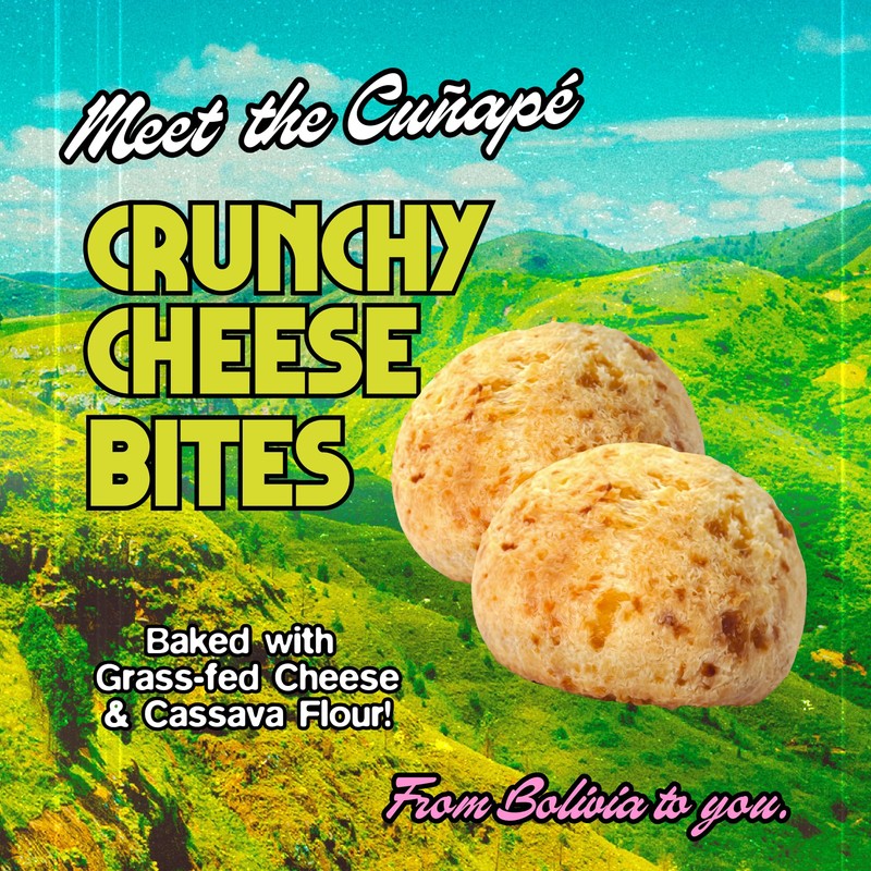 Cassavida Crunchy Cheese Bites – Rosemary Garlic Flavor – Grain-Free
