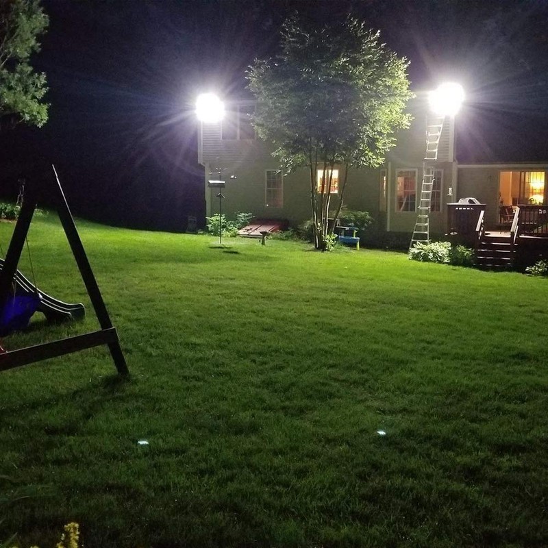 2 Pack SOLLA 150W LED Flood Light, IP66 Waterproof, 12000lm,