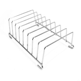 EasyByMall Toast Bread Stand Holder, Stainless Steel Disc Toast Rack, Toast Bread Rack Holder, Breakfast Carry Table, Rectangular, Air Fryer Accessories for Kitchen/Restaurant