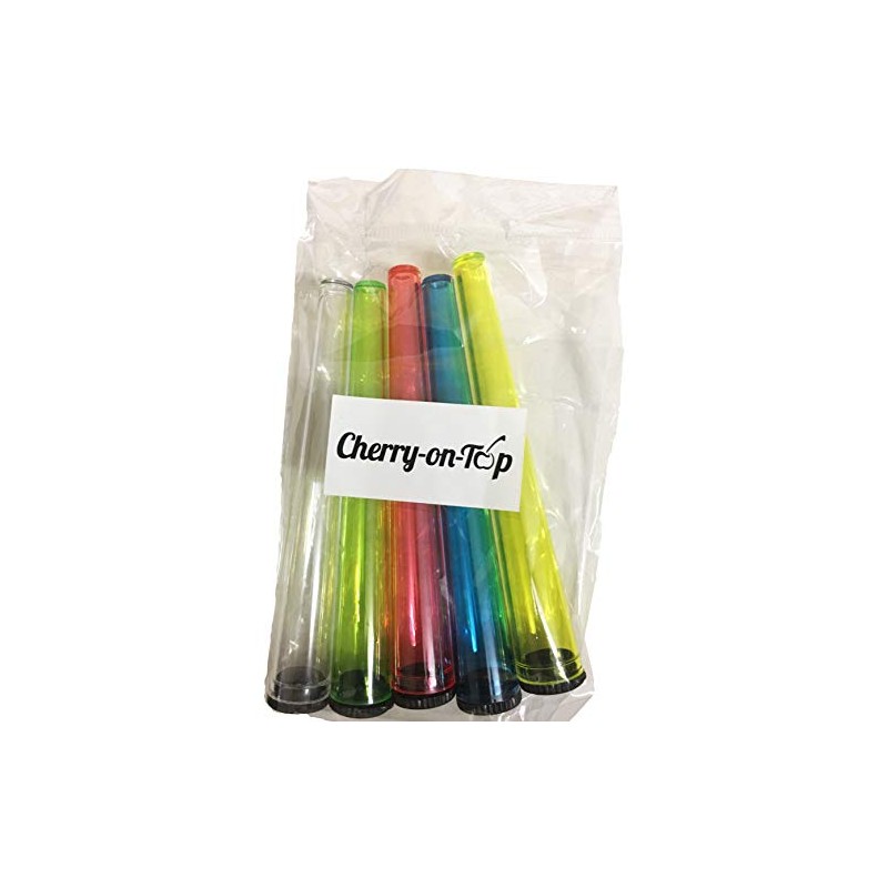 Cherry-on-Top King Size Cone Holder Air Tight Hard Plastic Tube