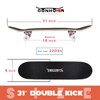 DONHOMER Skateboards 31" Standard Skateboard for Adults/Kids Girls/Boys with T-Tool