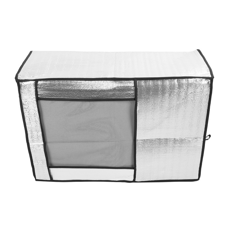 Silver AC Unit Cover Air Conditioner Unit Aluminum Foil Dustproof