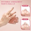 Ring Sizer for Loose Rings, 12 Pack 4 Sizes, Invisible