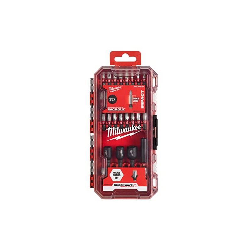 Milwauke Shockwave Impact Duty Bit Set (35 Pieces)