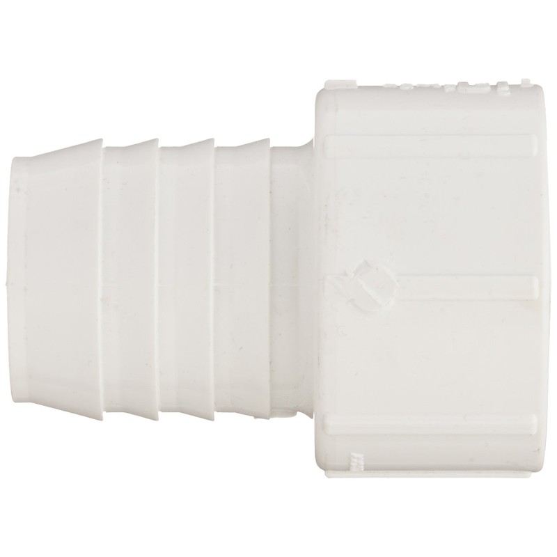Spears 474 Series PVC Pipe Fitting, Adapter, Schedule 40, White,