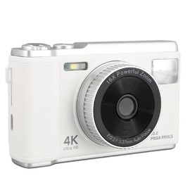 4K Digital Camera for Photography Autofocus, 50MP 2.8inch Screen Vlogging Camera for YouTube,16X Digital Zoom & Flash & Anti Shake Portable Compact Camera for Teens Adult