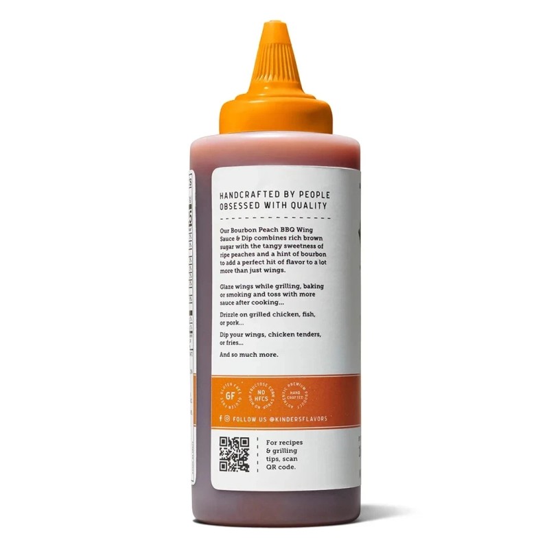 Kinder's Bourbon Peach Wing Sauce 15.5oz