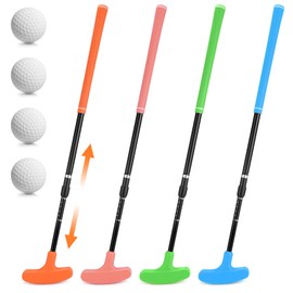 Micnaron Golf Putter, 4 Pack Mini Golf Set Putter Men & Women Two-Way Golf Putter, Right/Left Handed Golf Club Indoor/Outdoor