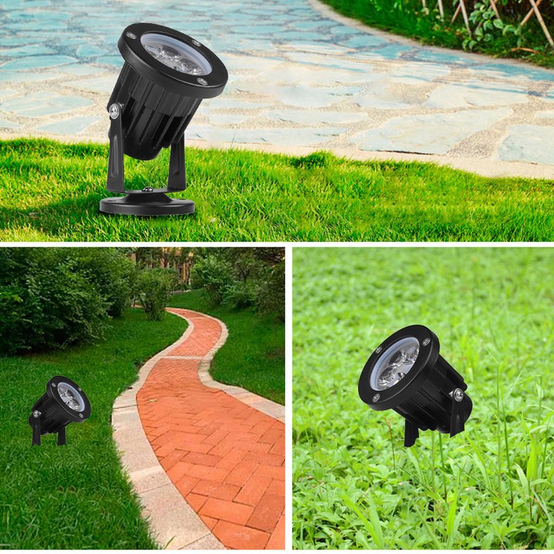 7W Landscape Spot Light Aluminum LED IP65 Waterproof Outdoors Garden