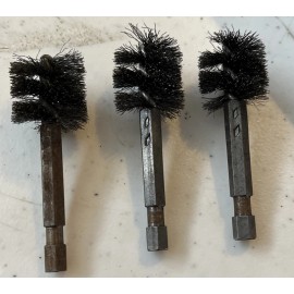 [4 Pack]1/4” Hex Wire Brushes