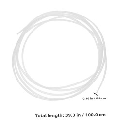 FELTECHELECTR 3pcs Printer PTFE Tube Tubing for Filament High Precision Printer Connector Tubing
