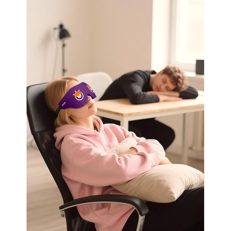EVA BELLE Sleep Mask Women Men, Comfy Blackout Eye Mask