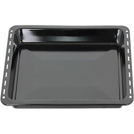 SPARES2GO Roasting Pan Baking Tray Compatible with AGA Oven Cooker (455mm x 370mm)