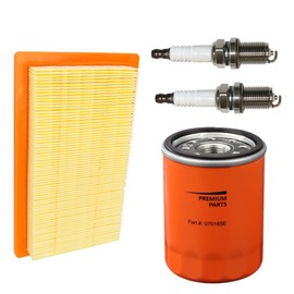 Lvdrwi 6485 Maintenance Kit Compatible with 20KW and 22KW Air-Cooled Standby Generators from 999CC Engine with 0J8478 Air Fil-TER 070185E Oil Filter (1 Pack-Orange)