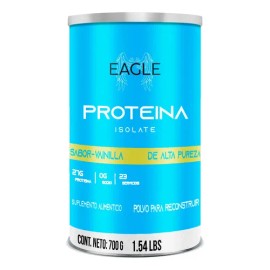 Suplemento Polvo Protein Isolate 700g Eagle Sabor Vainilla