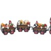 meindekoartikel Christmas Miniature Figures Winter World Scene Poly - 4