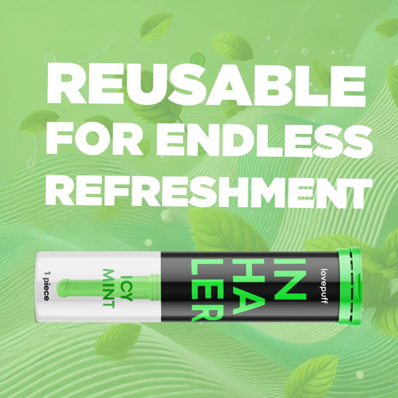 LovePuff 4 PACK Natural Habit Replacement ICY MINT and CITRUS