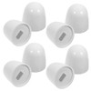 HOMSFOU 8Pcs Universal Toilet Bolt Covers - Easy Installation Decorative