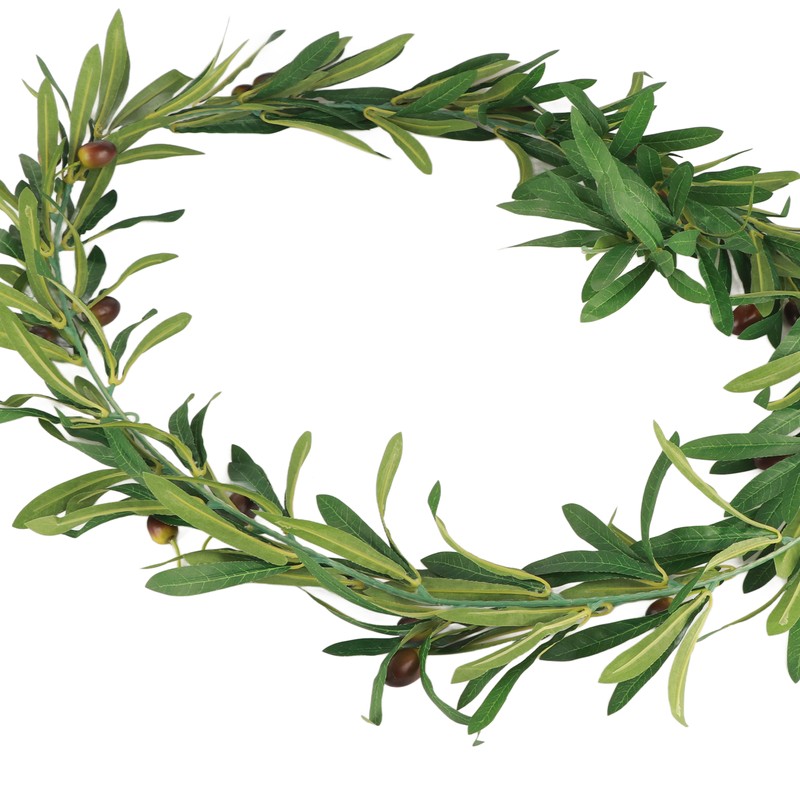 Olive Fruit Cane Wedding Backdrop Decoration Simulation Olive Leaf Cane