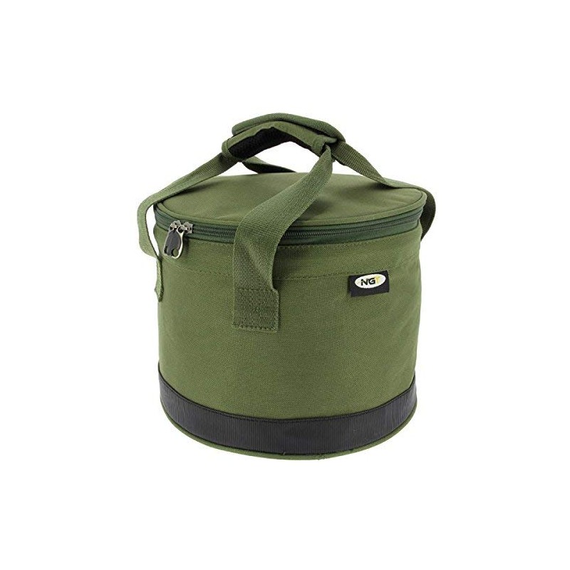 NGT Insulated Bait Bin Boilies with Crusher Liquids and PVA