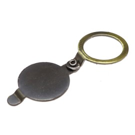 Maxmoral Privacy Protection Cover for Door Peephole Home Security Protector Inner Ring for 9/16 Inch Door Viewer Antique Brass