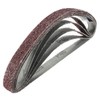 40Pcs 13X457mm Zirconia Abrasive Sanding Belts 40/60/80/120 Grit