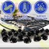 20 Pieces Rubber Feet for the Cooking Hob Grate with