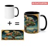 Custom References 11oz Ceramic Mug Availablecapacity: 11 oz, color: White