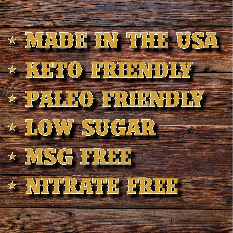 Bronco Billy's Beef Jerky Teriyaki Half Pound Jar