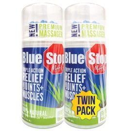 Blue Stop Max Aplicador: Aplicador De Masaje De Acción Rápida Para Crema Deportiva, Alivio Del Codo, Roll-On De Alto Rendimiento Para Dolores Musculares Y Articulares, Alivio Conveniente Para Personas