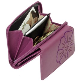 Branco Leather Billfold Purse Women's Purse Black / Red / taupe / Blue berry / Olive /- very hochwertig