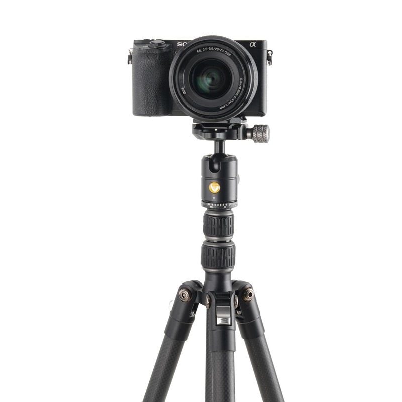 VANGUARD VESTA TB 204CB Travel Tripod, VESTA TB Series, Carbon