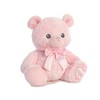 Ebba Lil Girl Plush Bear, Pink