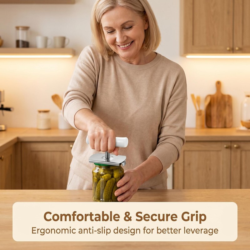 Jar Opener, Jar Openers for Arthritis Hands & Stainless Steel