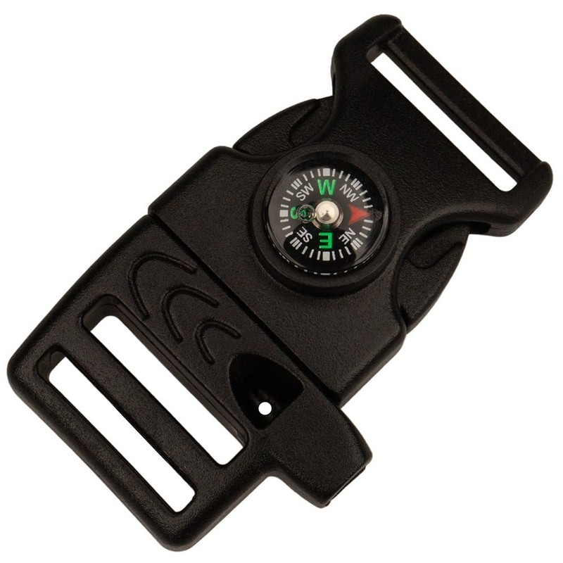 Paracord Planet 3/4" Survival Multitool Buckle – Built in Whistle