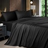 Shilucheng 4-Piece Queen Size Sheets Set，Blend of Rayon Derived from